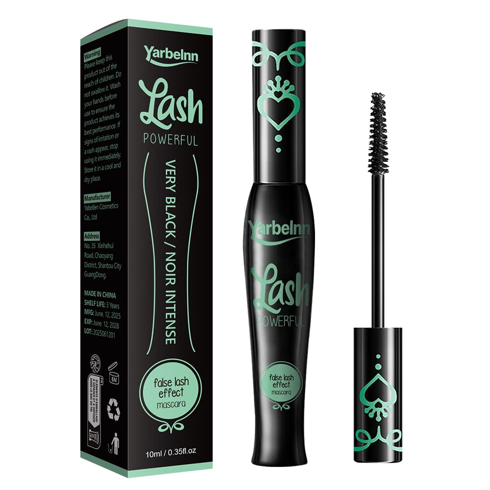 Charming Mascara, Lengthening Thick Curling Eyelash Makeup, Long Lasting Waterproof Smudge-proof Mascara, 10ml