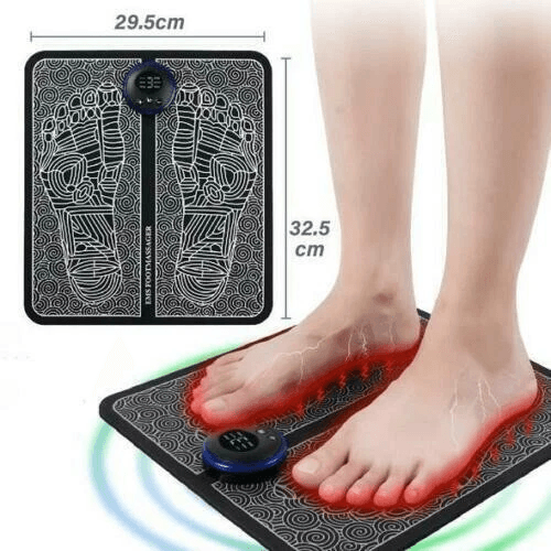 Electric EMS Foot Massager Mat Relax Muscle Stimulator Leg Shaping Massage Pad