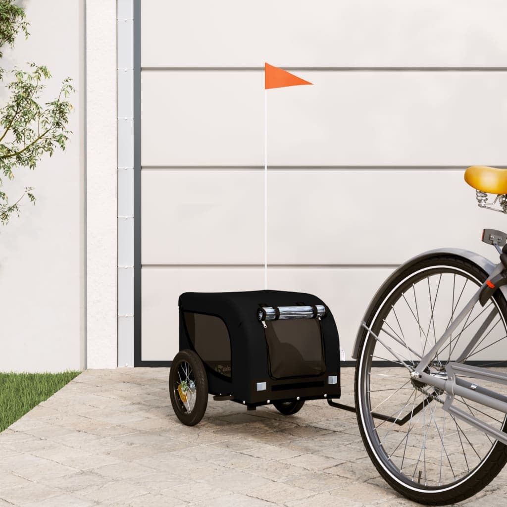   bicycle trailer for dogs, Oxford fabric and iron,   bicycle trailer