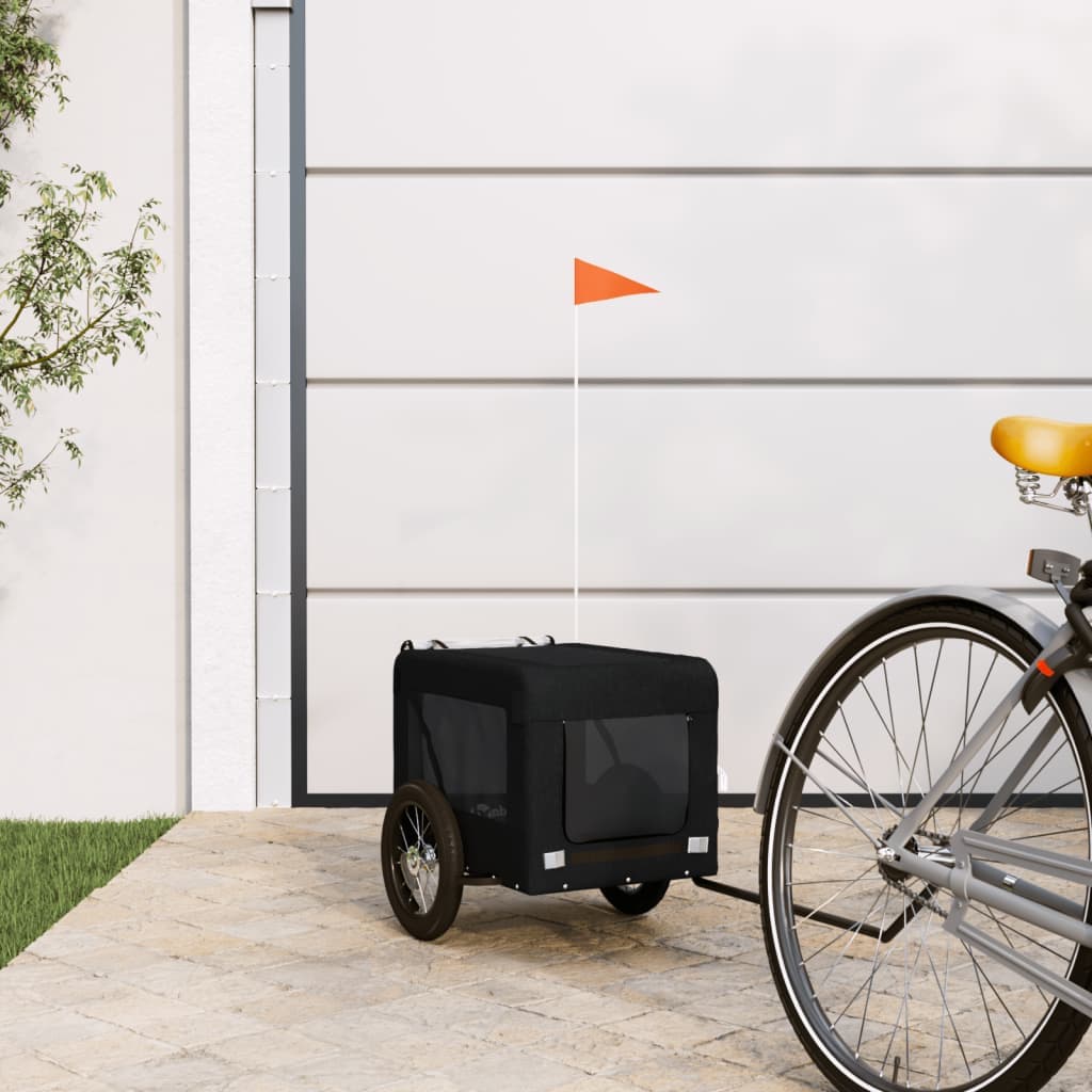   Bicycle Trailer for Dogs, Oxford Fabric & Iron