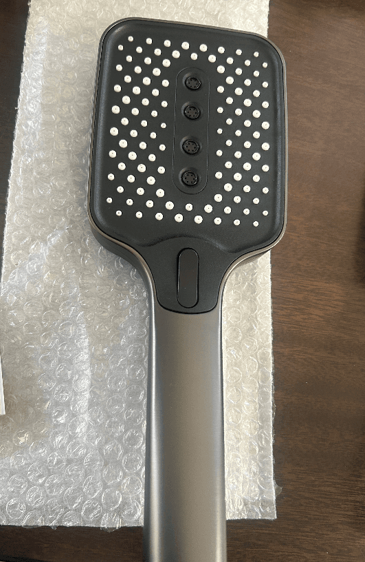 Multi-functional pressurized shower-porous model-gun dust-ABS paint-1 piece