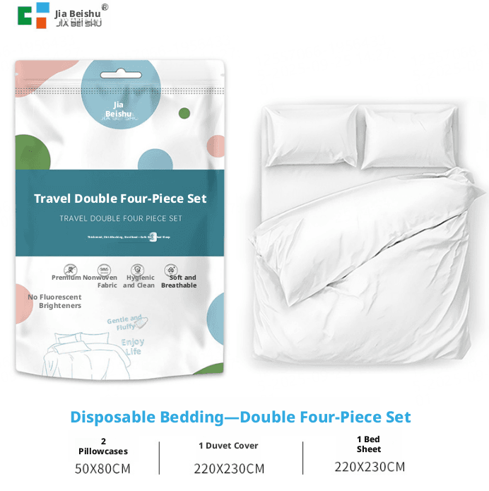 Disposable Bed Sheets-Four-piece Set-1 Pack