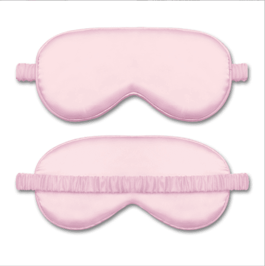 Imitation silk eye mask-light pink-1 piece