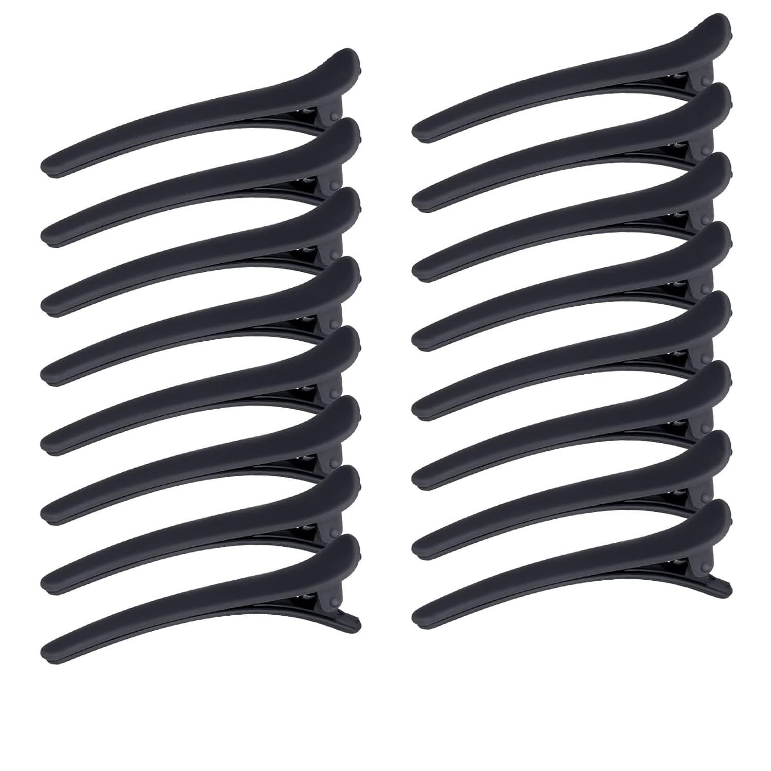 16-Piece Hair Clip Set, Black Hair Clips For Women, Metallic Glitter Hair Clips For Parties, Weddings, Proms, And Special Occasions—Party Gifts