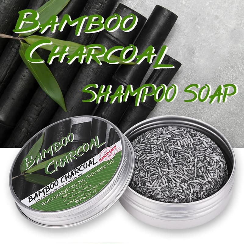 Bamboo Charcoal Shampoo Soap