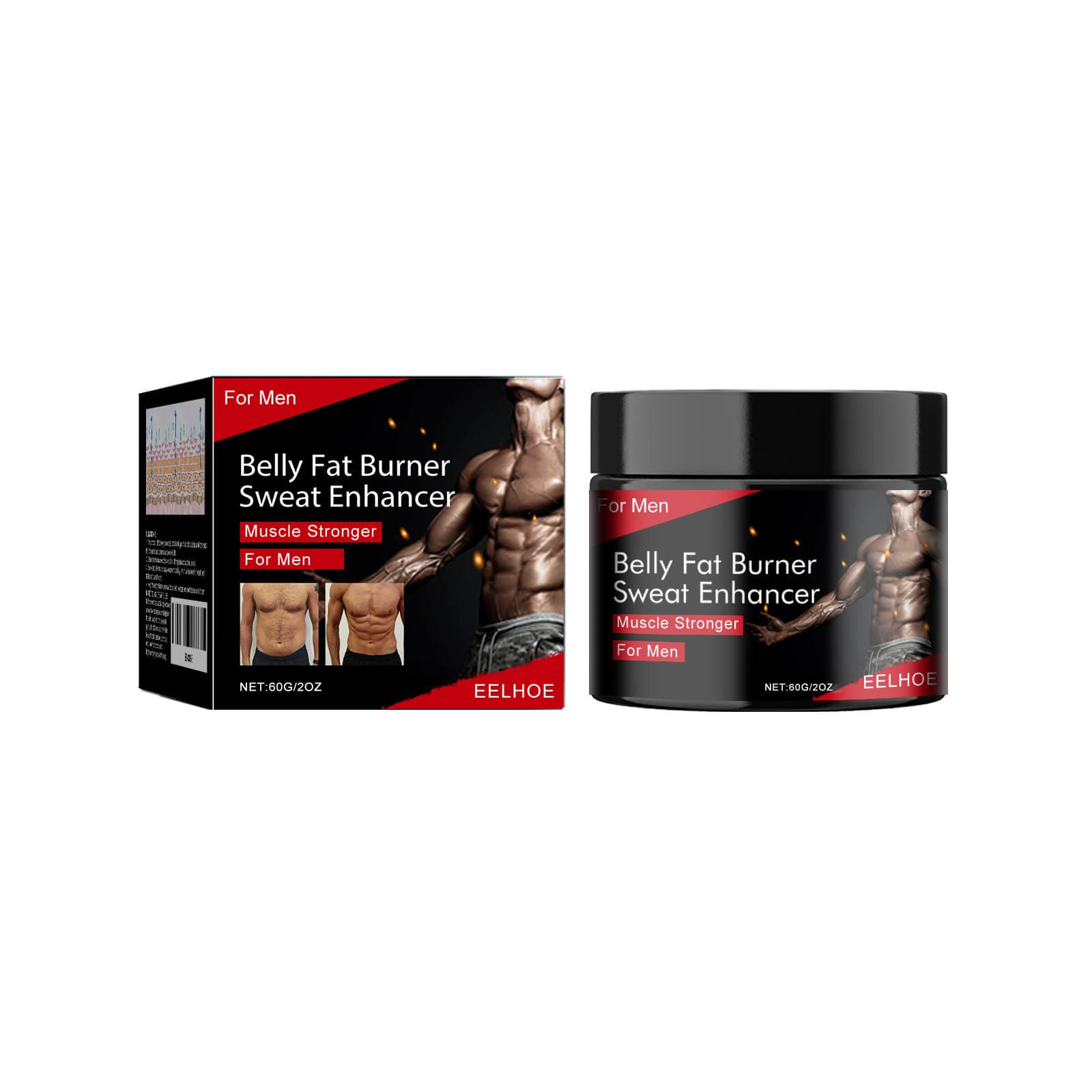 EELHOE Body Care Cream For Foreign Trade And Cross-Border Businesses  Daily Abdominal Massage Cream To Enhance Body Shape