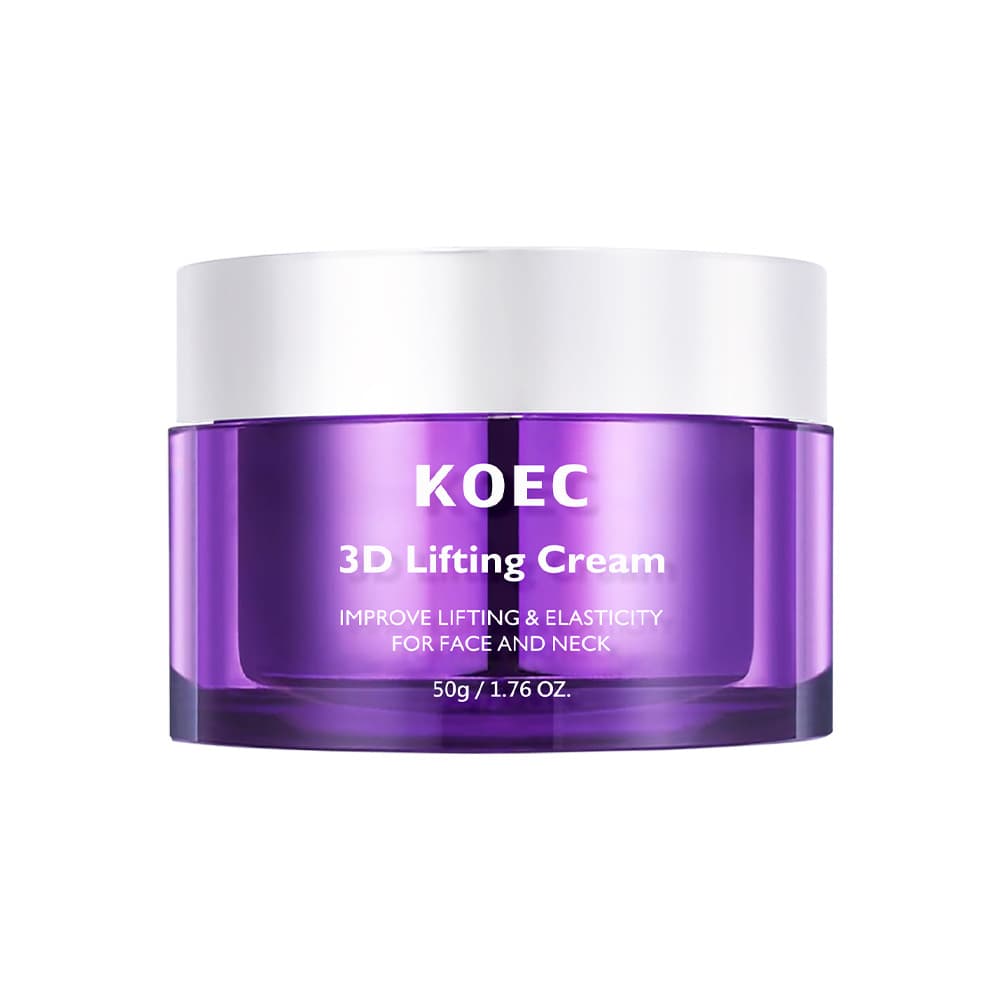 KOEC 3D Lifting Cream, Face & Neck Anti-Aging Firming Cream, 50g