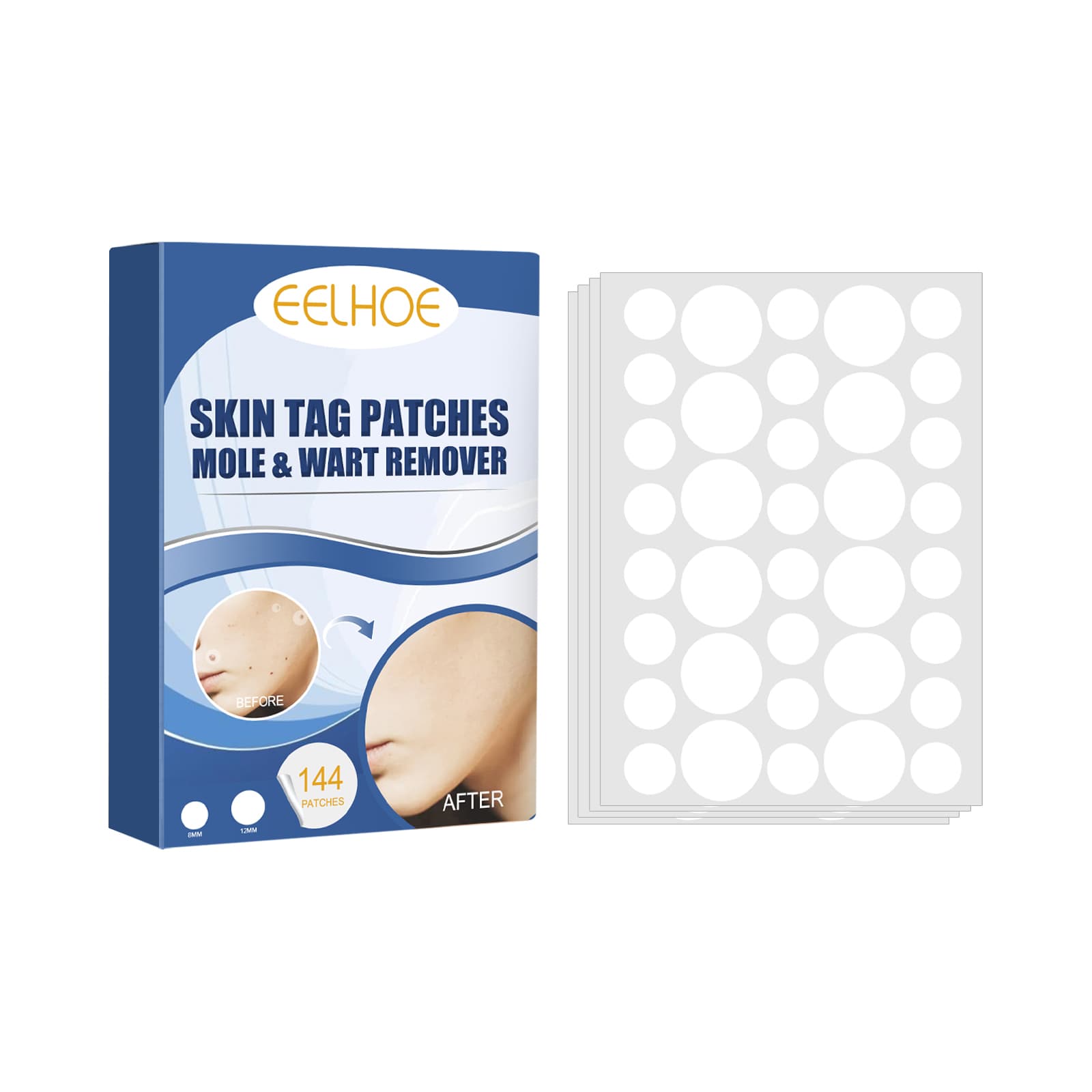 Skin Smoothing Patches   144PCS