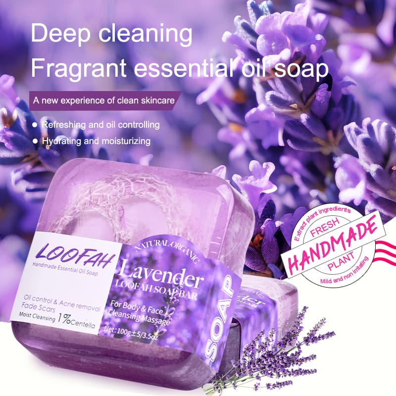 Lavender And Loofah Soap