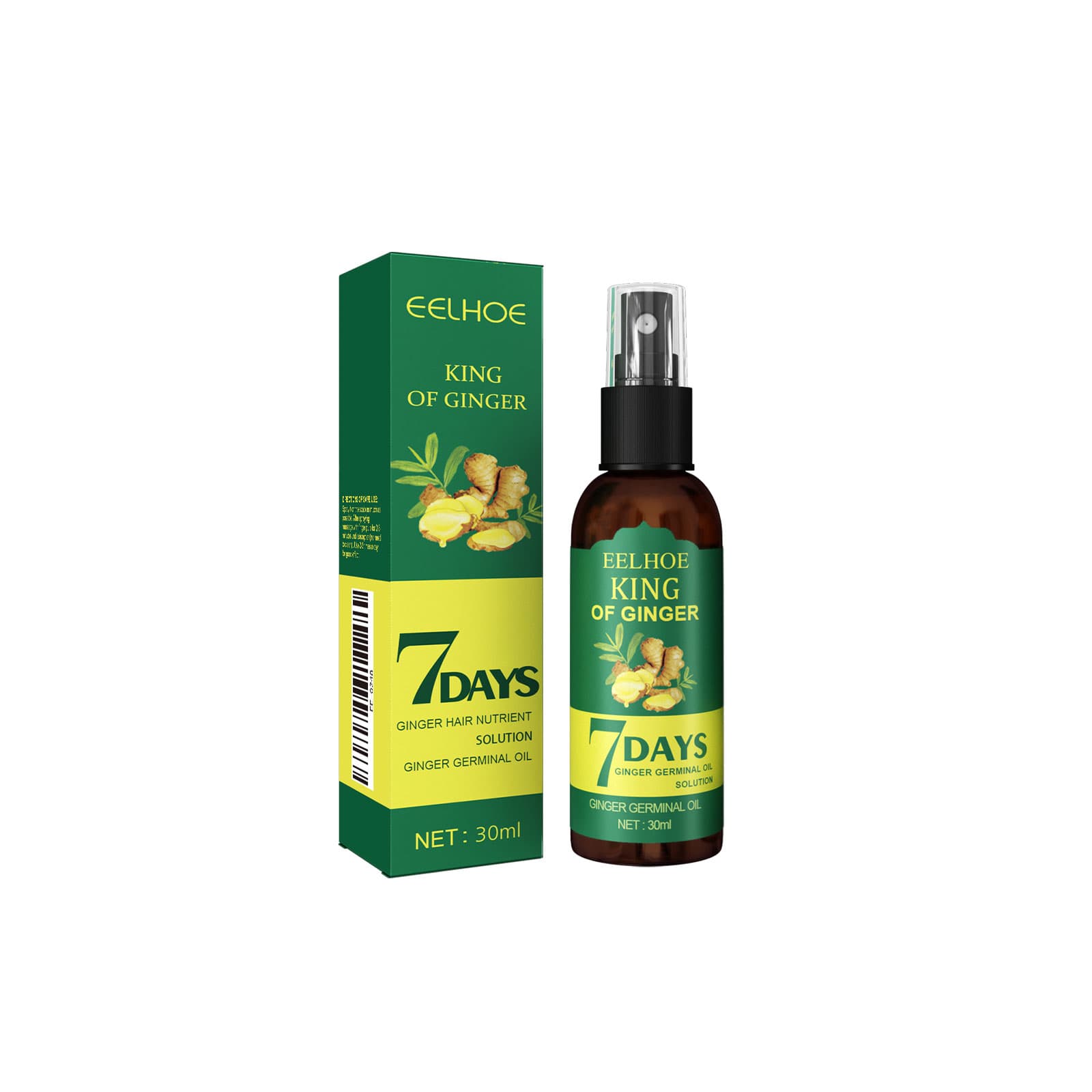 Ginger Strong Hair Root Spray 30ml 1box