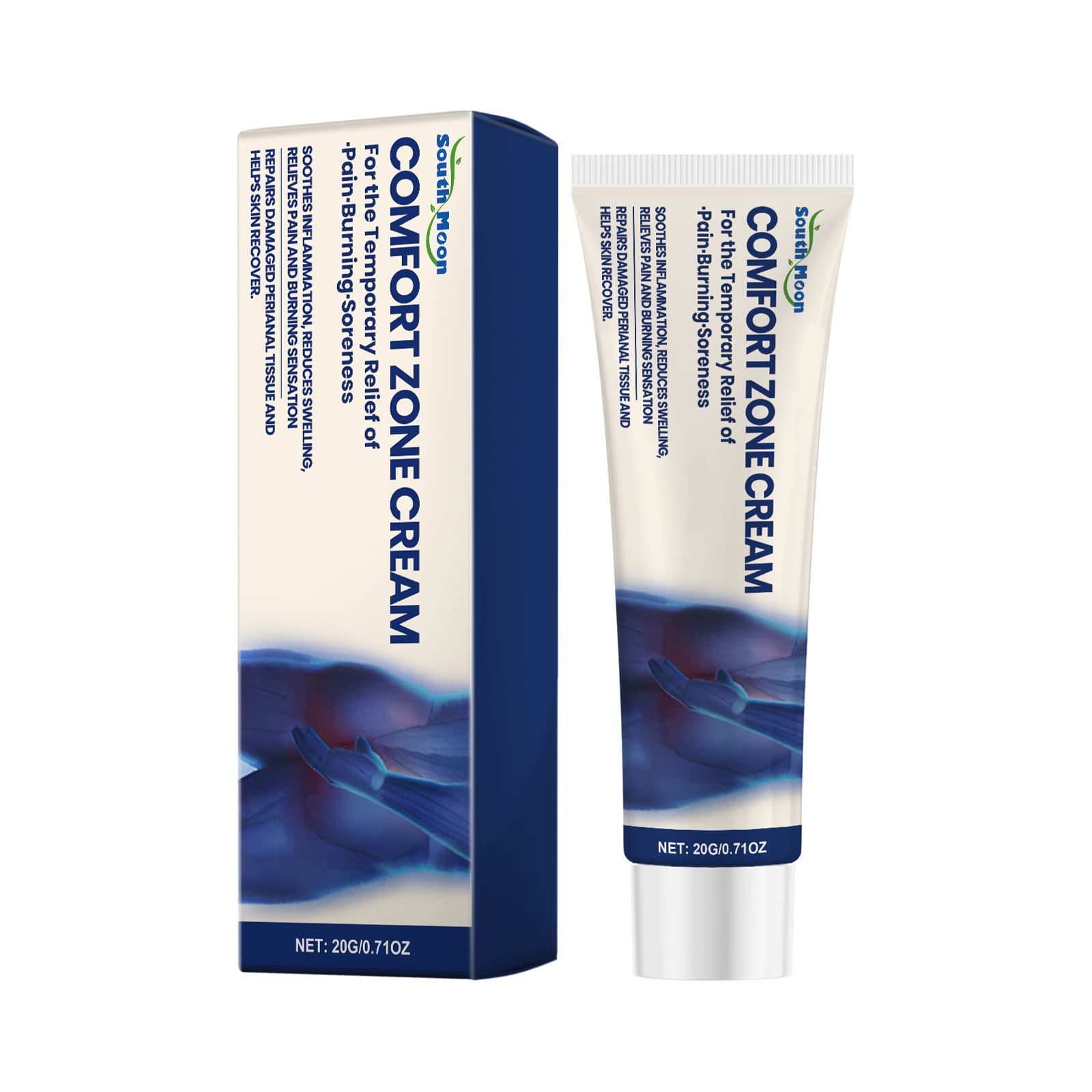 SOUTH MOON Perianal Care Cream Gentle And Skin-friendly Formula For Daily Perianal Care.