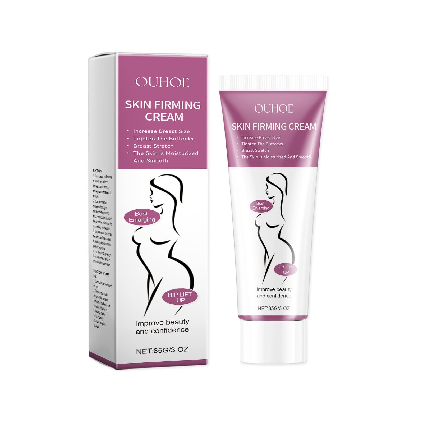 OUHOE Breast And Hip Care Cream - Moisturizing And Protective Cream For Breast And Hip Contouring