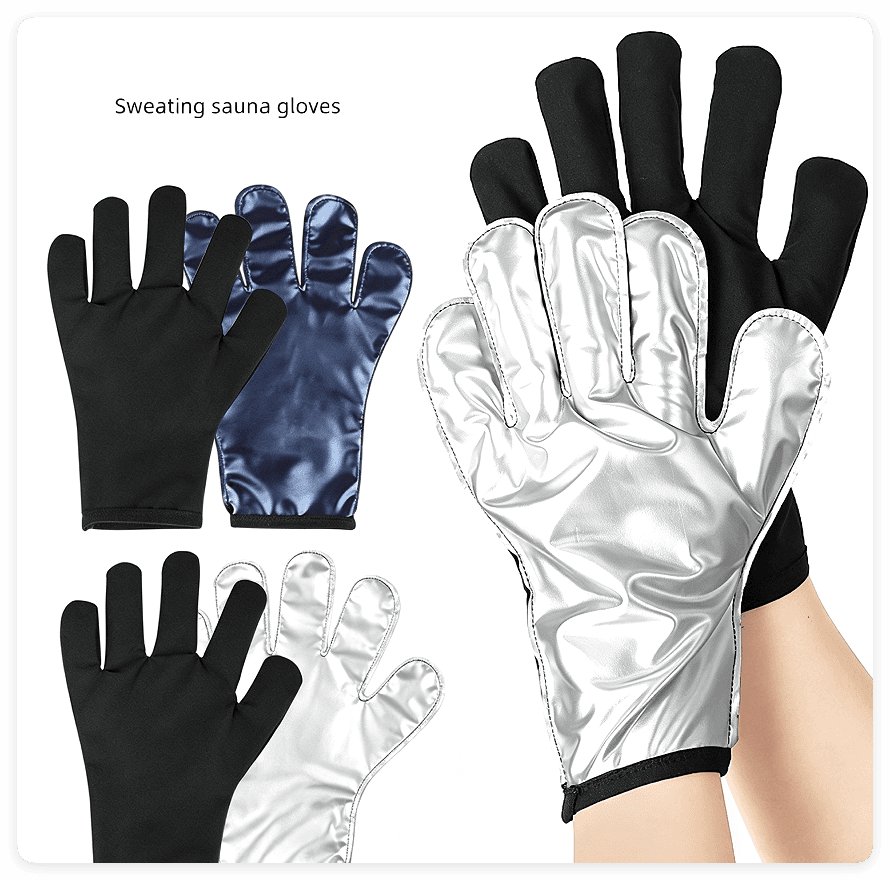 Cross Border Winter Home Use PU-coated Sauna Gloves Moisturizing Preventing Dryness Cracking Protecting Hands Womens