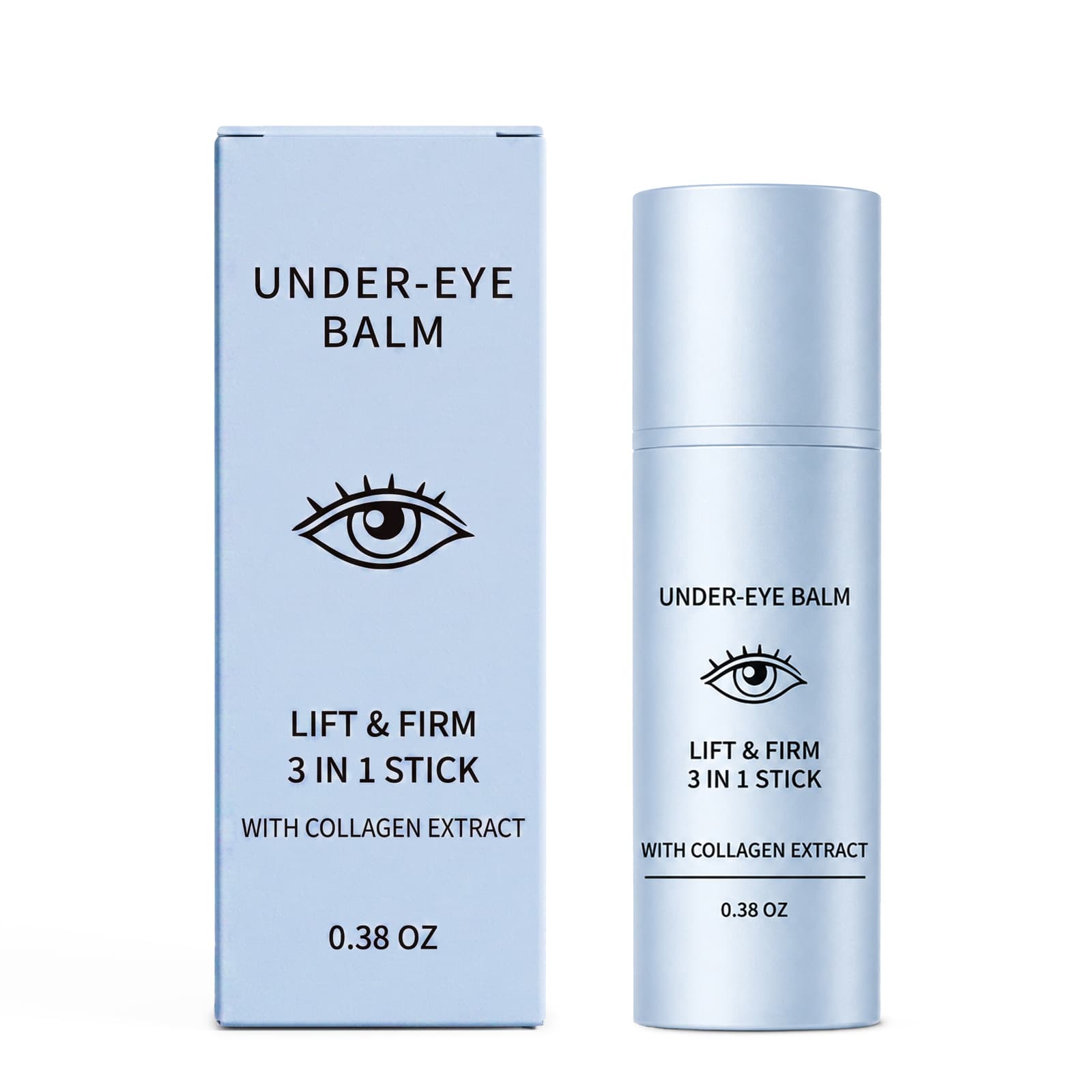 Lift & Firm Under-Eye Balm Stick, 3-in-1 With Collagen Extract, 0.38 Oz