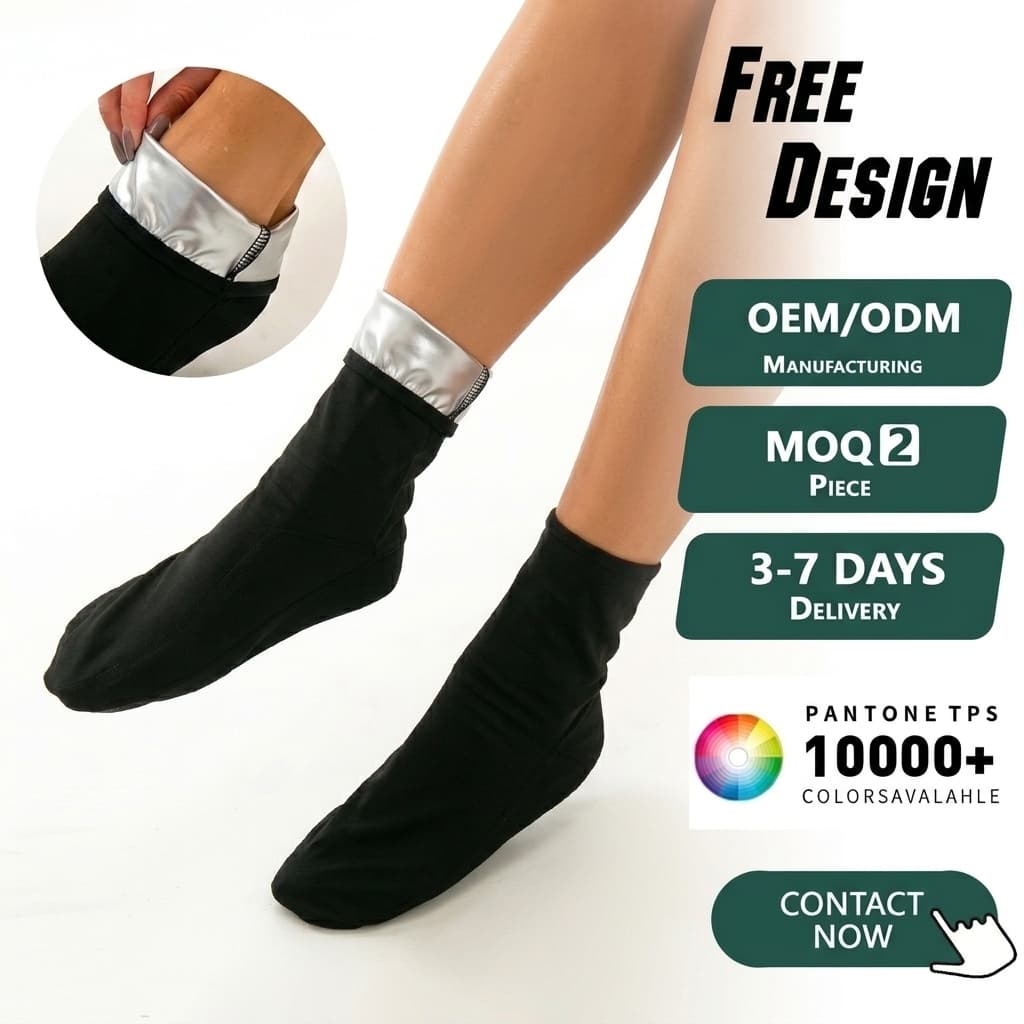 Sauna Sock Breathable Foot Socks Fit For Home Sauna Gym Use Long Lasting Comfort Repair Dye Cracks Foot Sleeves