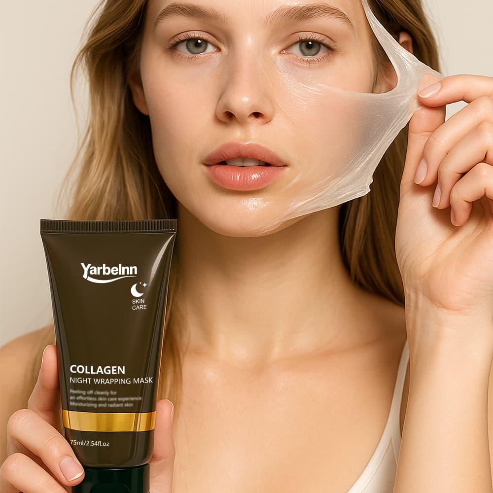 Daily Skin Cleansing Peel Mask, Plant Extract Mild Facial Care Mud Mask 75g