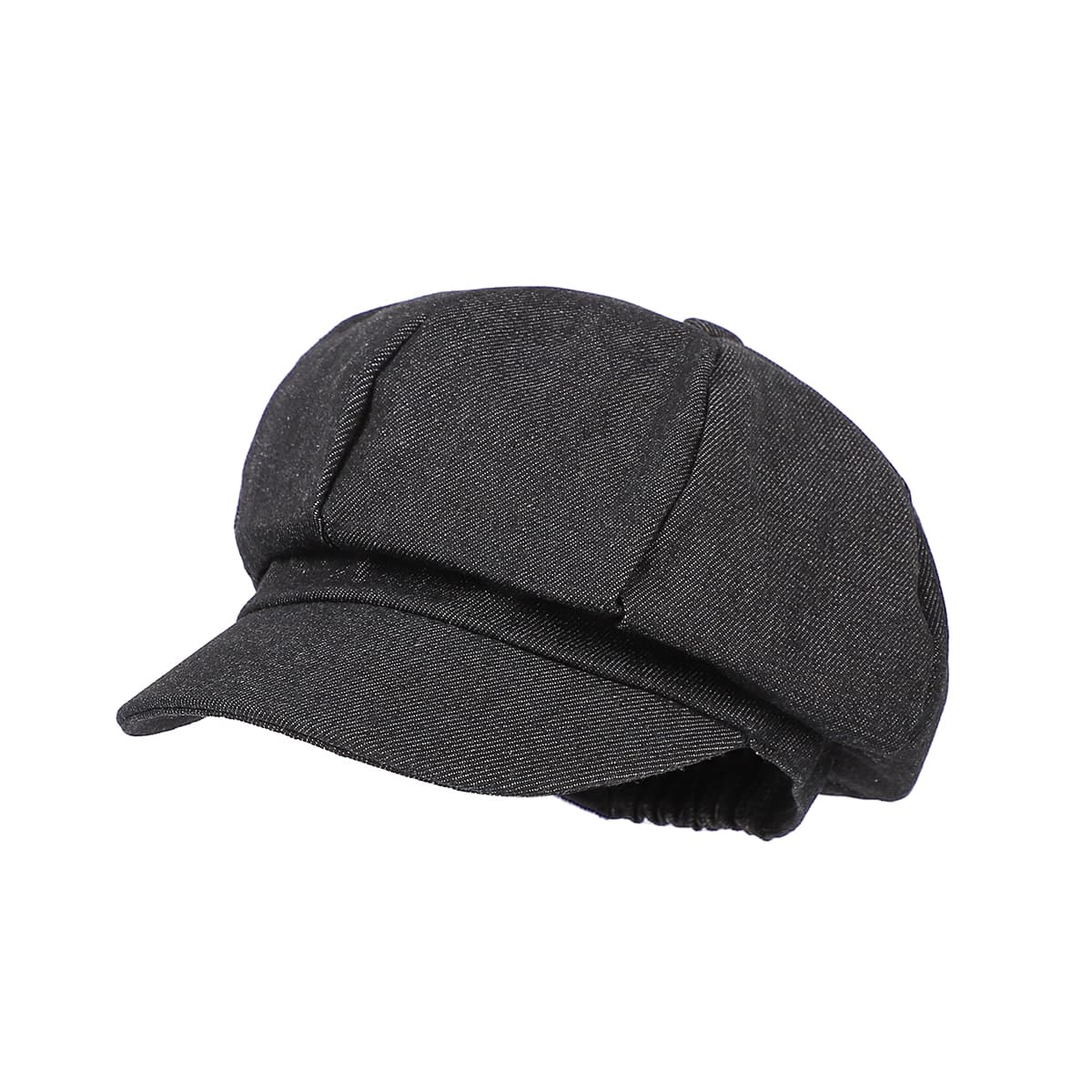 Retro Water-washed Octagonal Newsboy Cap With Adjustable Back Brim, Painter's Hat, British Style Short Brim Beret, Fashionable And Versatile