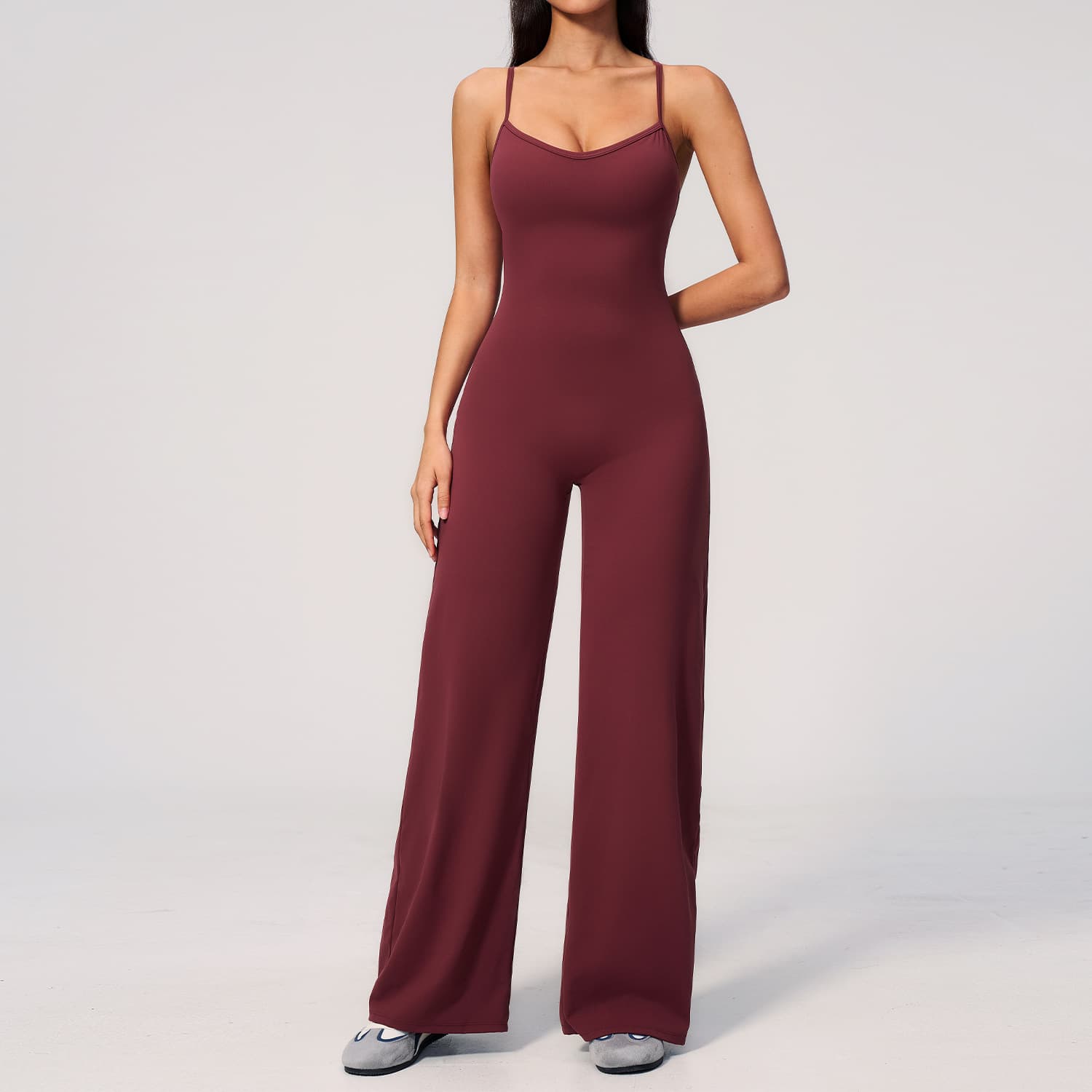 Yoga-style Chic Backless Casual Fashion One-piece For Women