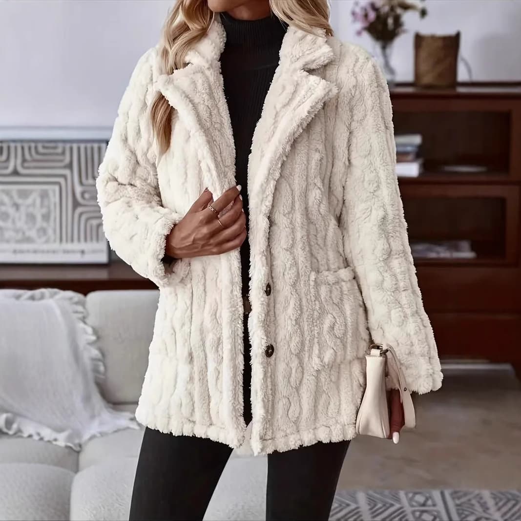 Elegant Casual And Warm Single-breasted Coat Jacket