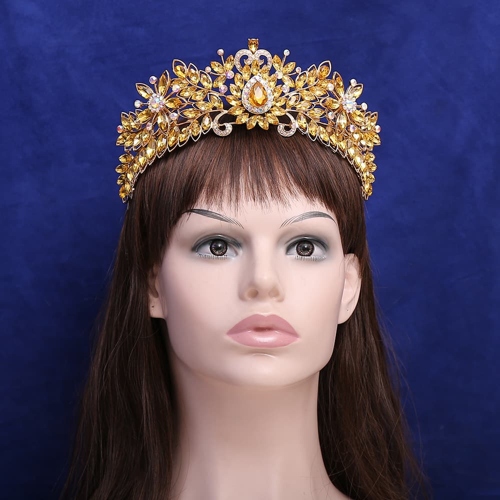 High-end European And American-style Bridal Crown For Hair Accessories