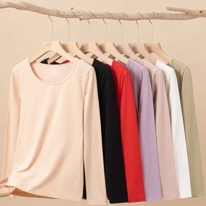 New Solid Color Thermal Underwear Set