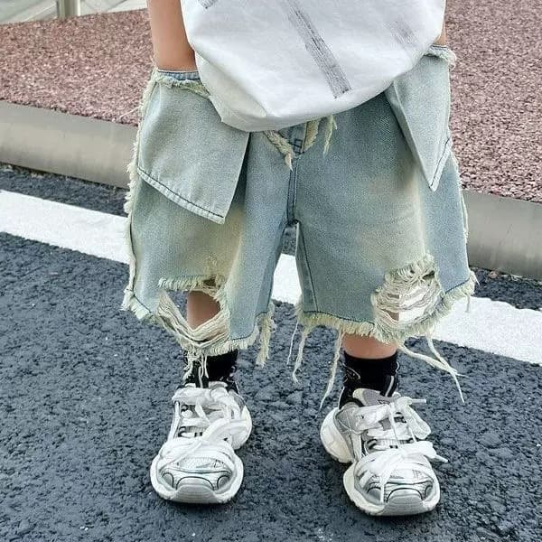 Thin Summer Jeans Loose-fit Korean Style Versatile