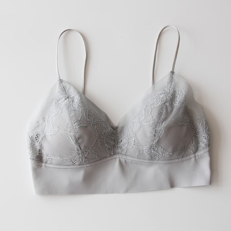 Summer Silk Strapless Bra Womens Thin Style