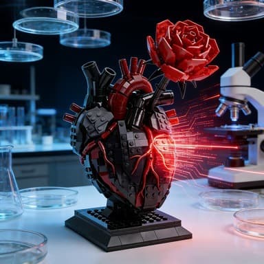 Reactor Heart Rose Model Toy For Kids
