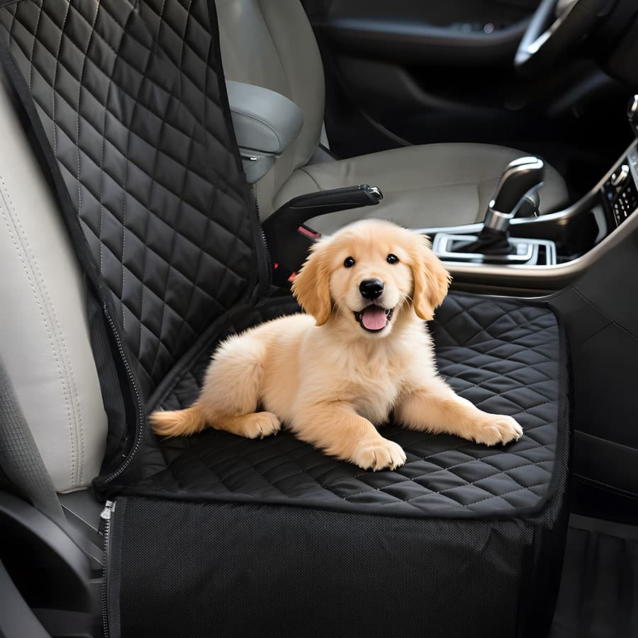 Waterproof And Stain-Resistant Pet Mat For Car Rear Seats