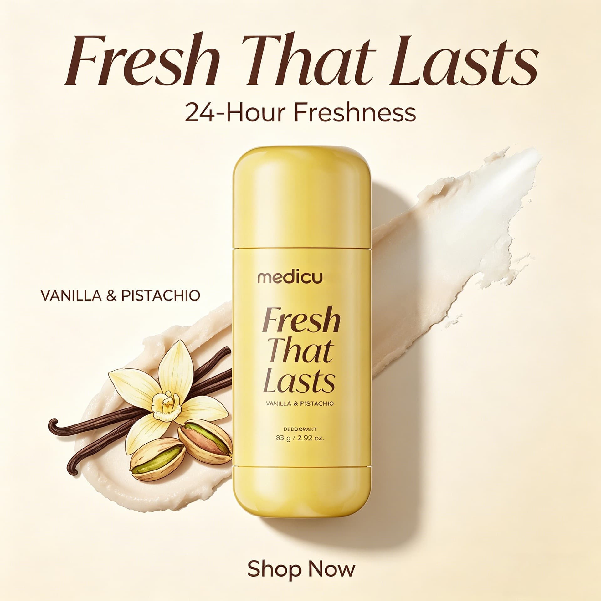Underarm Deodorant And Antiperspirant Body Cream