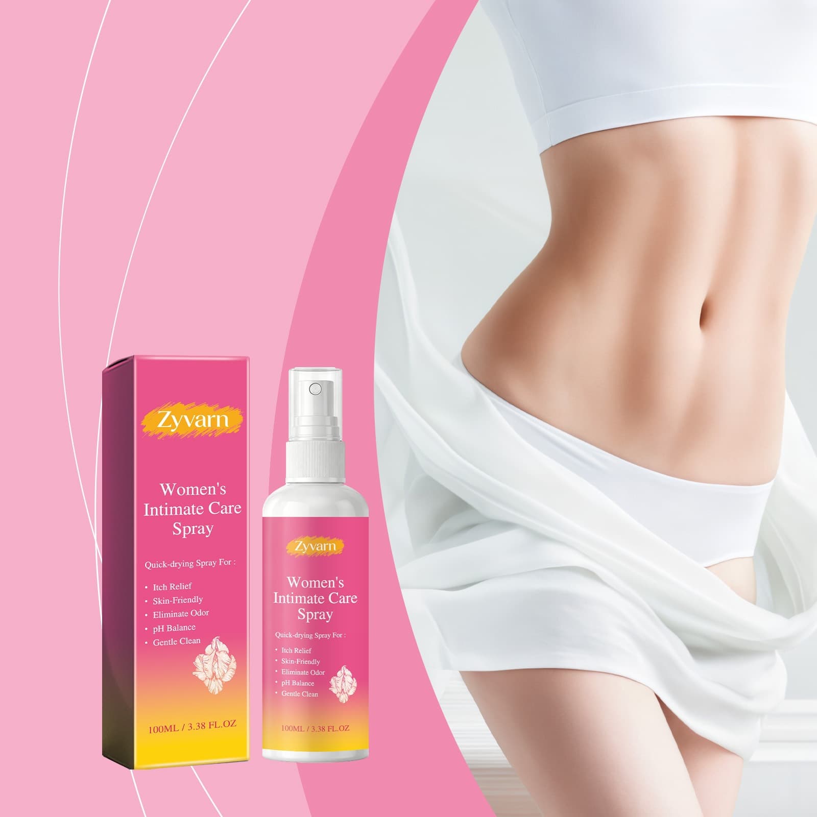 Daily Gentle Body Skin Care Sprayportable And Easy To Use