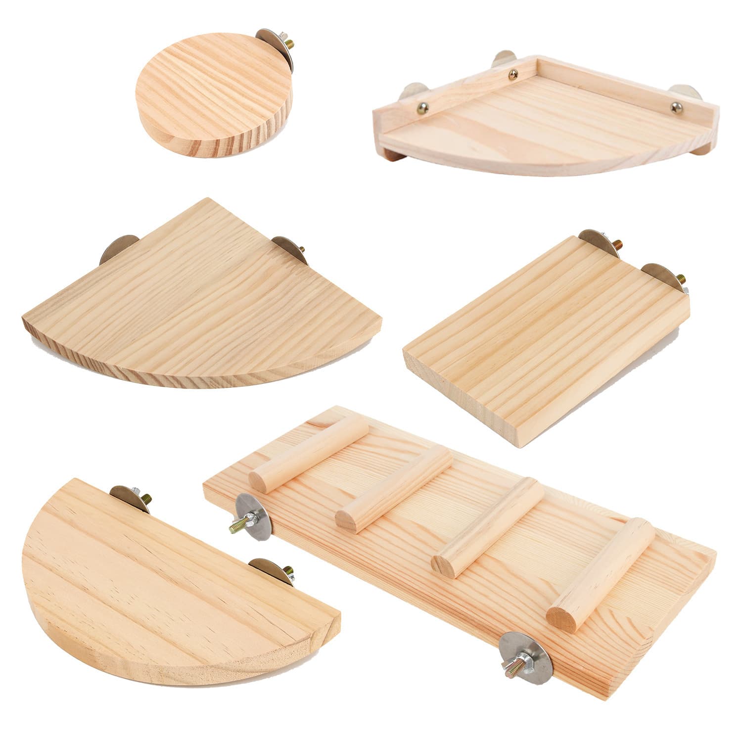 Squirrel Cage Ramp Chinchilla And Fan-shaped Tread Hamster And Parrot Standing Platform