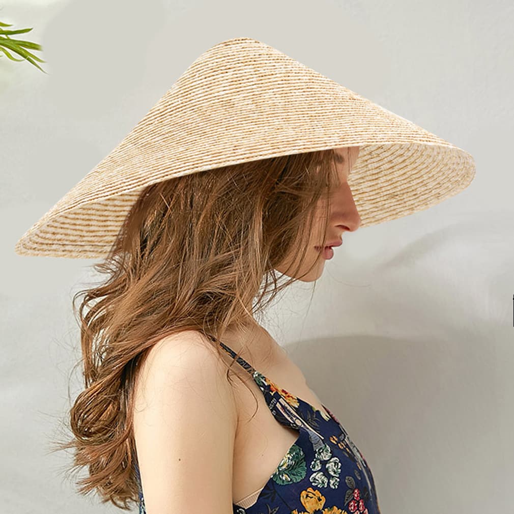 Fashionable, Versatile Sun-protective Straw Hat