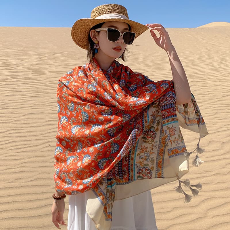 Summer Shawl Sun-protection Comfortable And Breathable Scarf