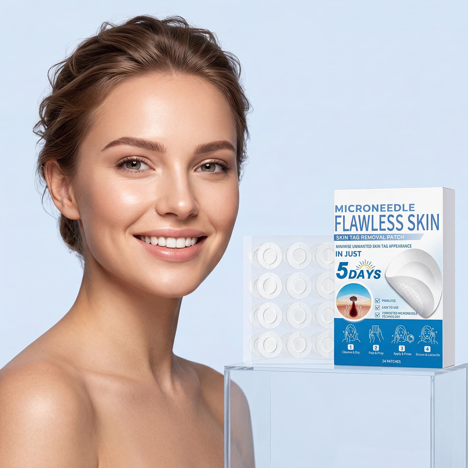 Lightweight Invisible Breathable, And Well-fitting Pimple Patches