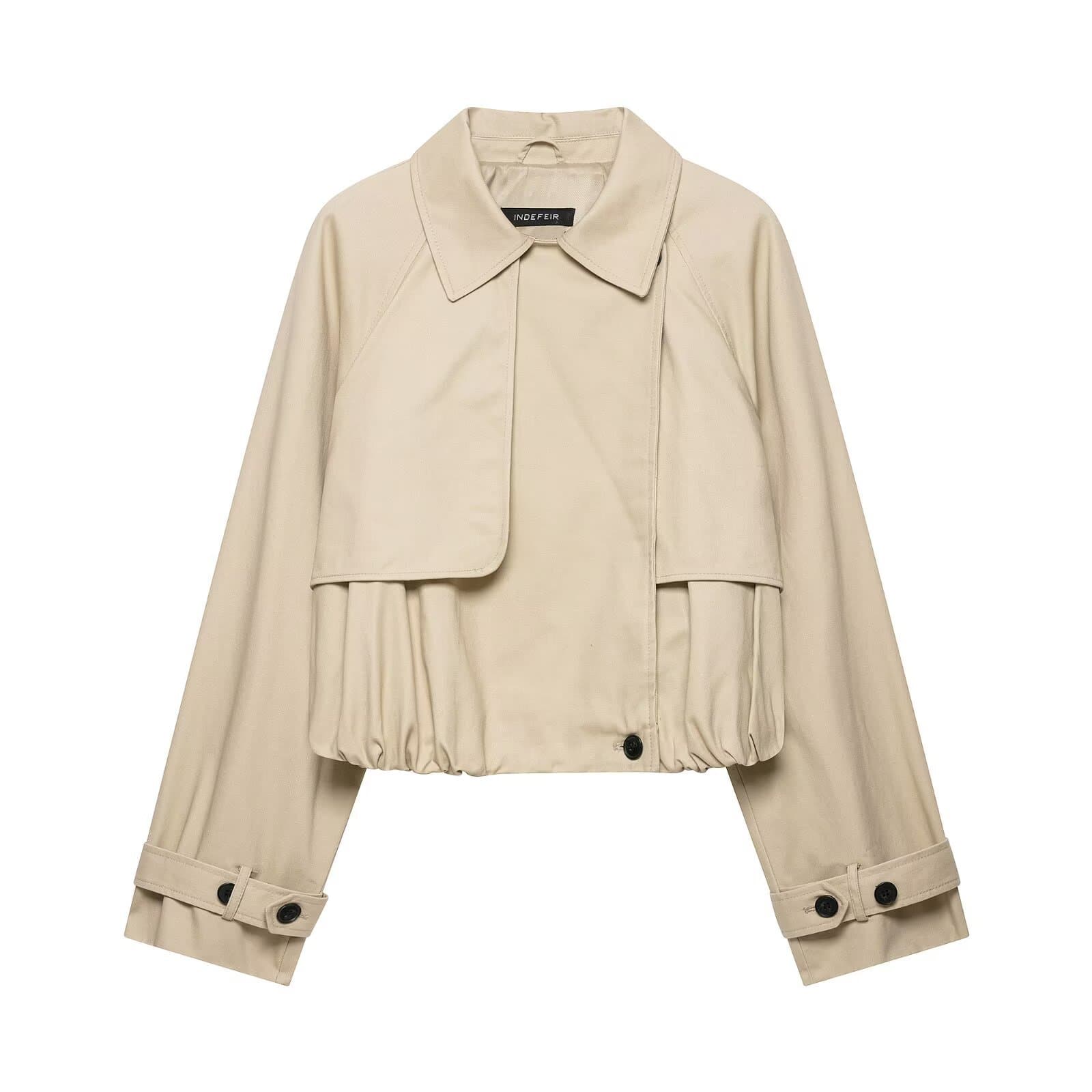 Summer New Solid-color Cropped Jacket