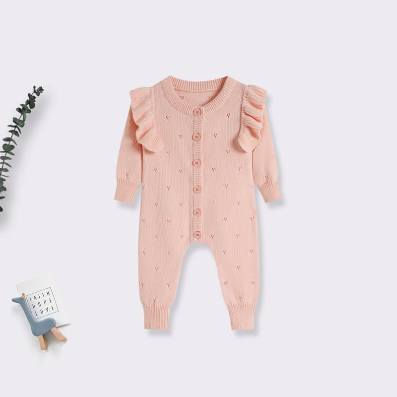Baby Spring And Autumn Knitted Romper