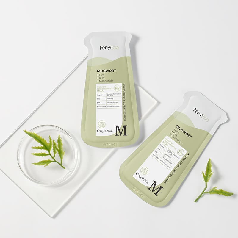 Facial Cleansing And Moisturizing Mugwort Mud Mask 8g