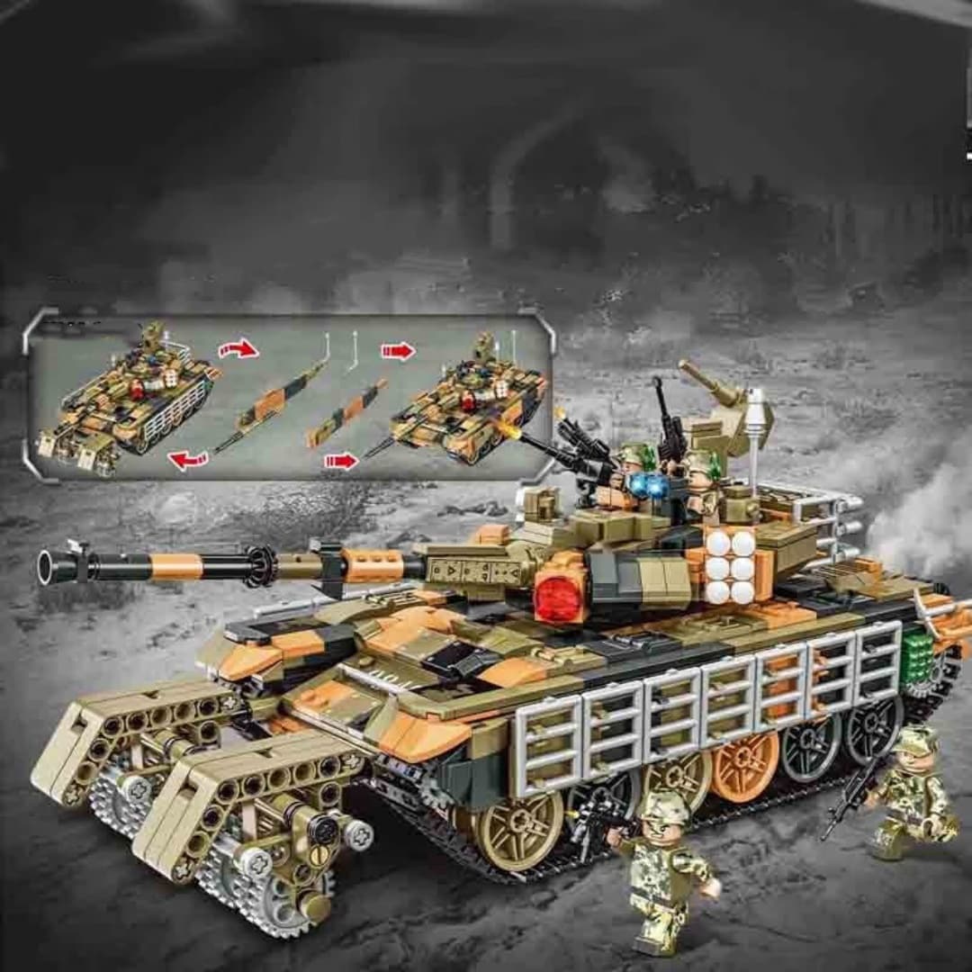 Military Main Battle Tank Model Building Blocks Children's Toy