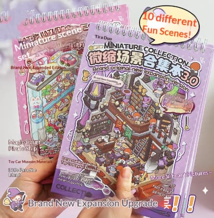 Tirado Cute Miniature Scene Book Stickers