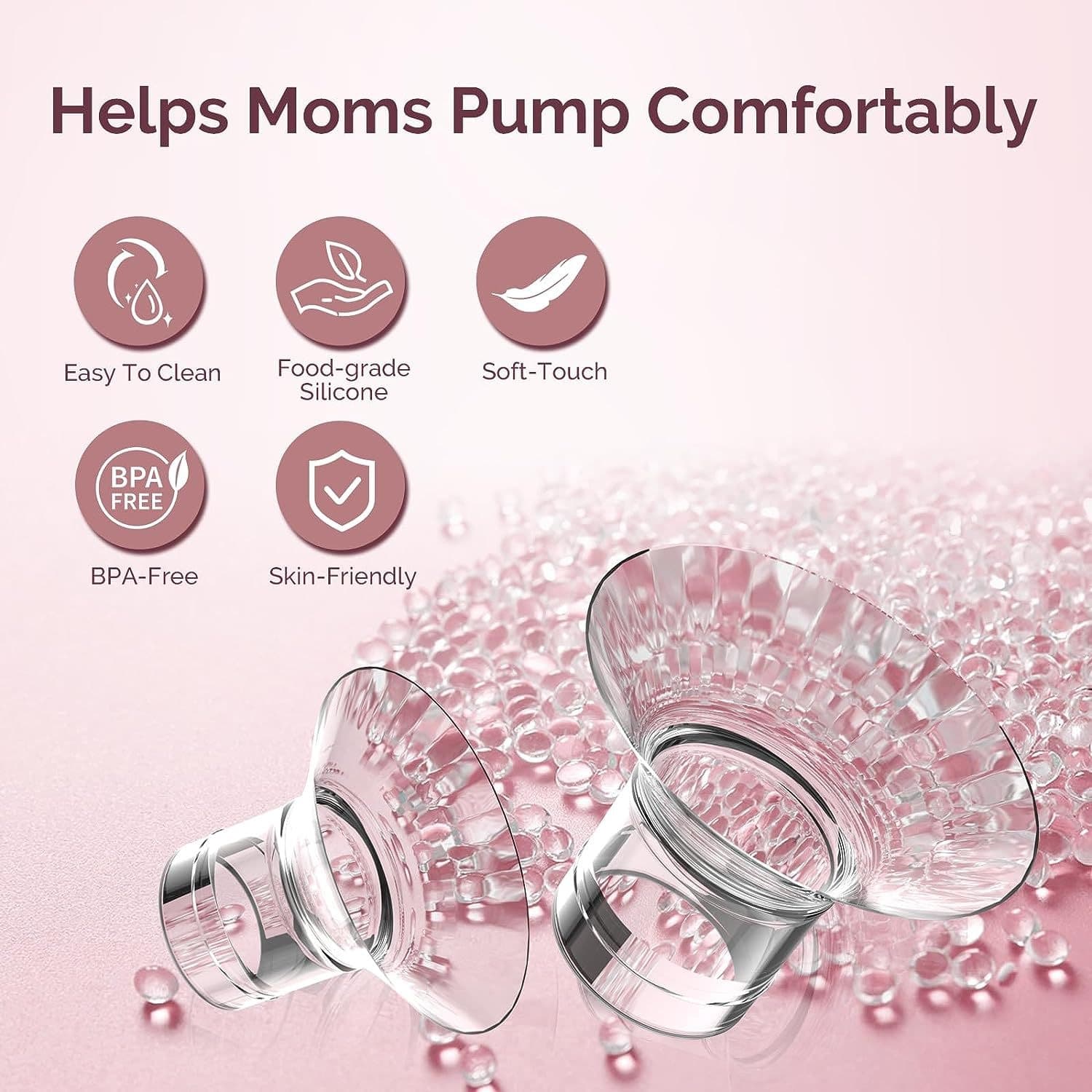 Wearable Breast Pump Telescoping Flange Adapter