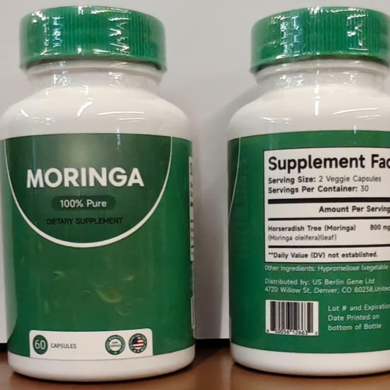 Pure Moringa Dietary Supplement