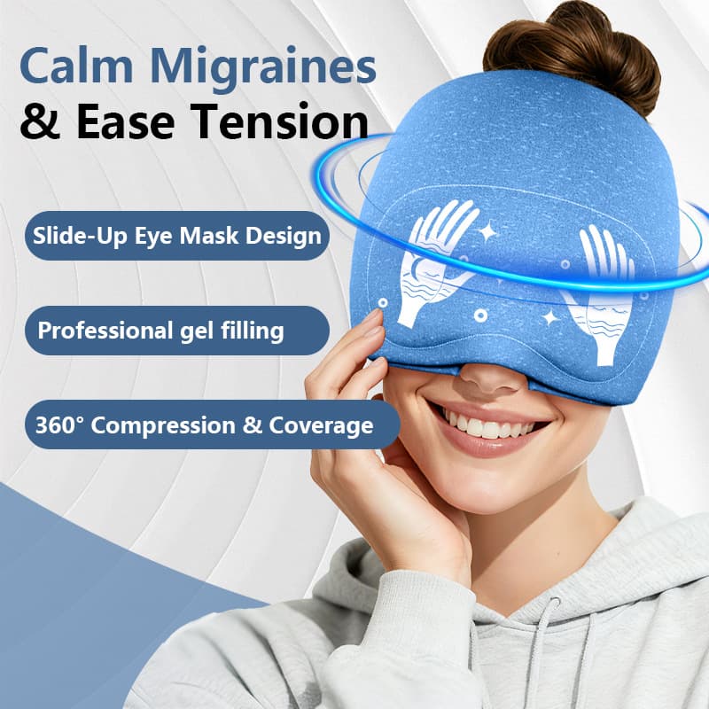 Solid Gel Cold And Hot Compress Cooling And Warming Cap