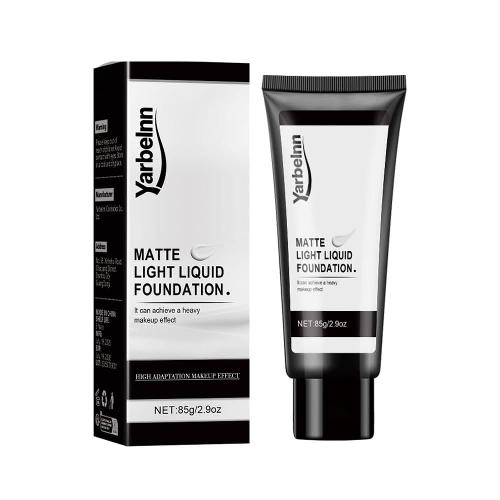 Hydrating Smooth Daily Wear Foundation, Even Skin Tone Lightweight Face Base Makeup 75g