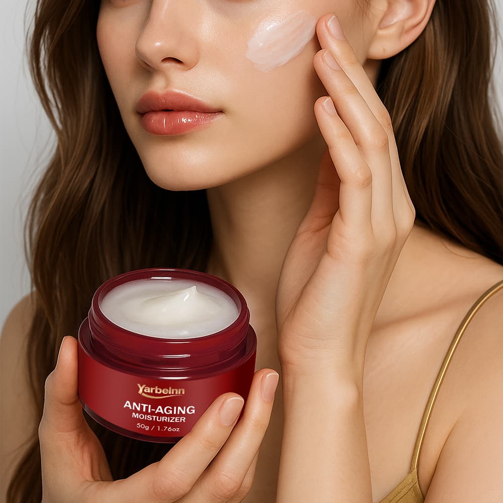 Anti-Aging Firming Moisturizing Cream, Fade Fine Lines Hydrating Repair Lightweight Nourishing Facial Cream, 50g