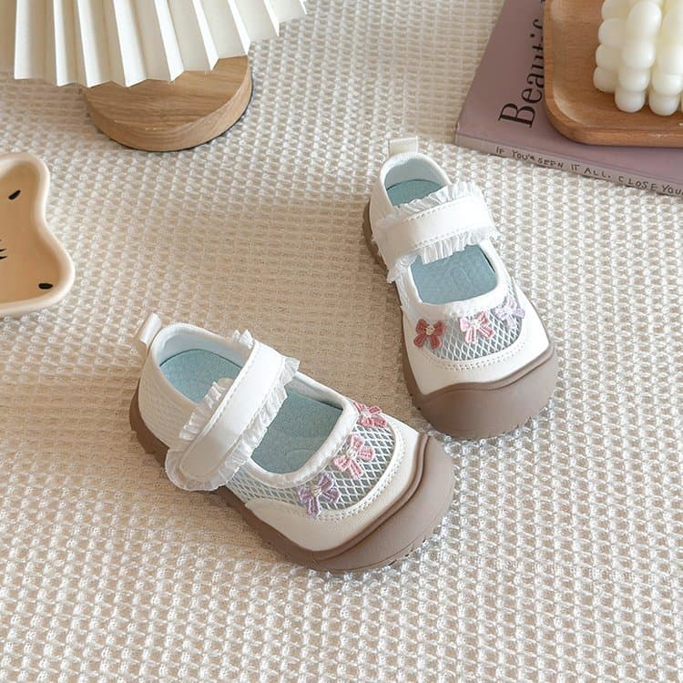 Children's Sports Shoes, Sandals, Breathable Mesh Shoes, Sweet Princess Shoes For Little Girls, Soft Soled Casual Shoes