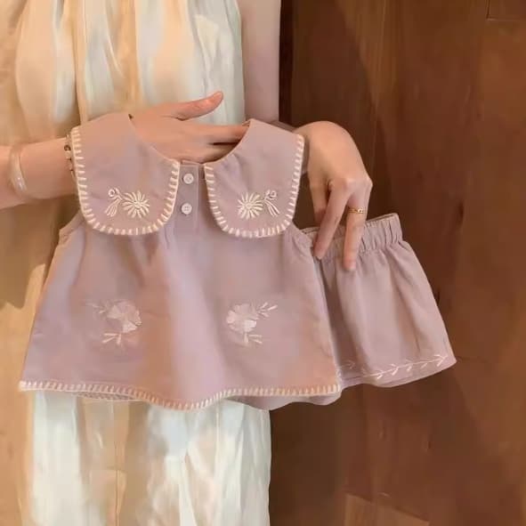 Kids' New Summer Shorts Two-Piece Set