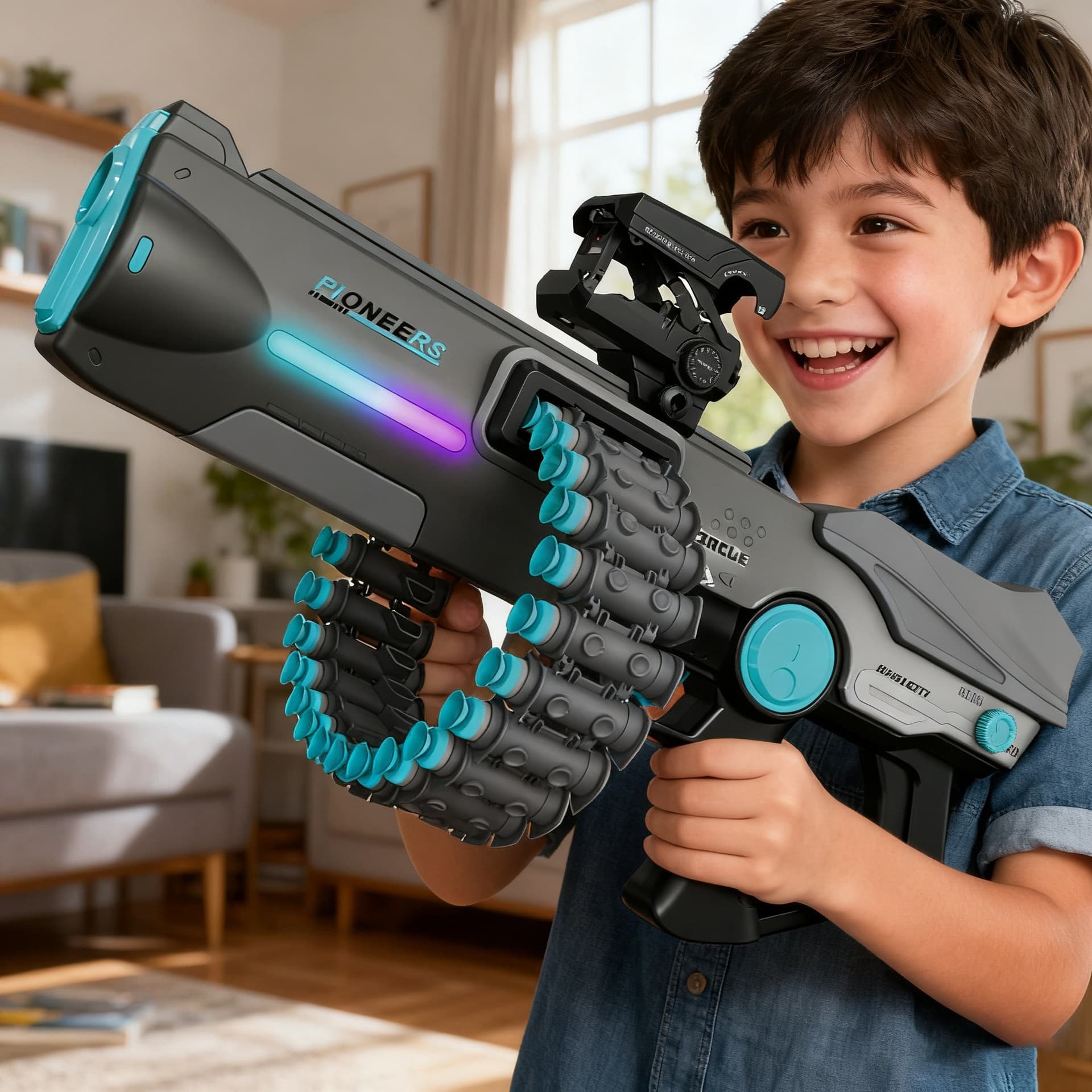 New Rechargeable Electric Burst-fire Soft Bullet Gun