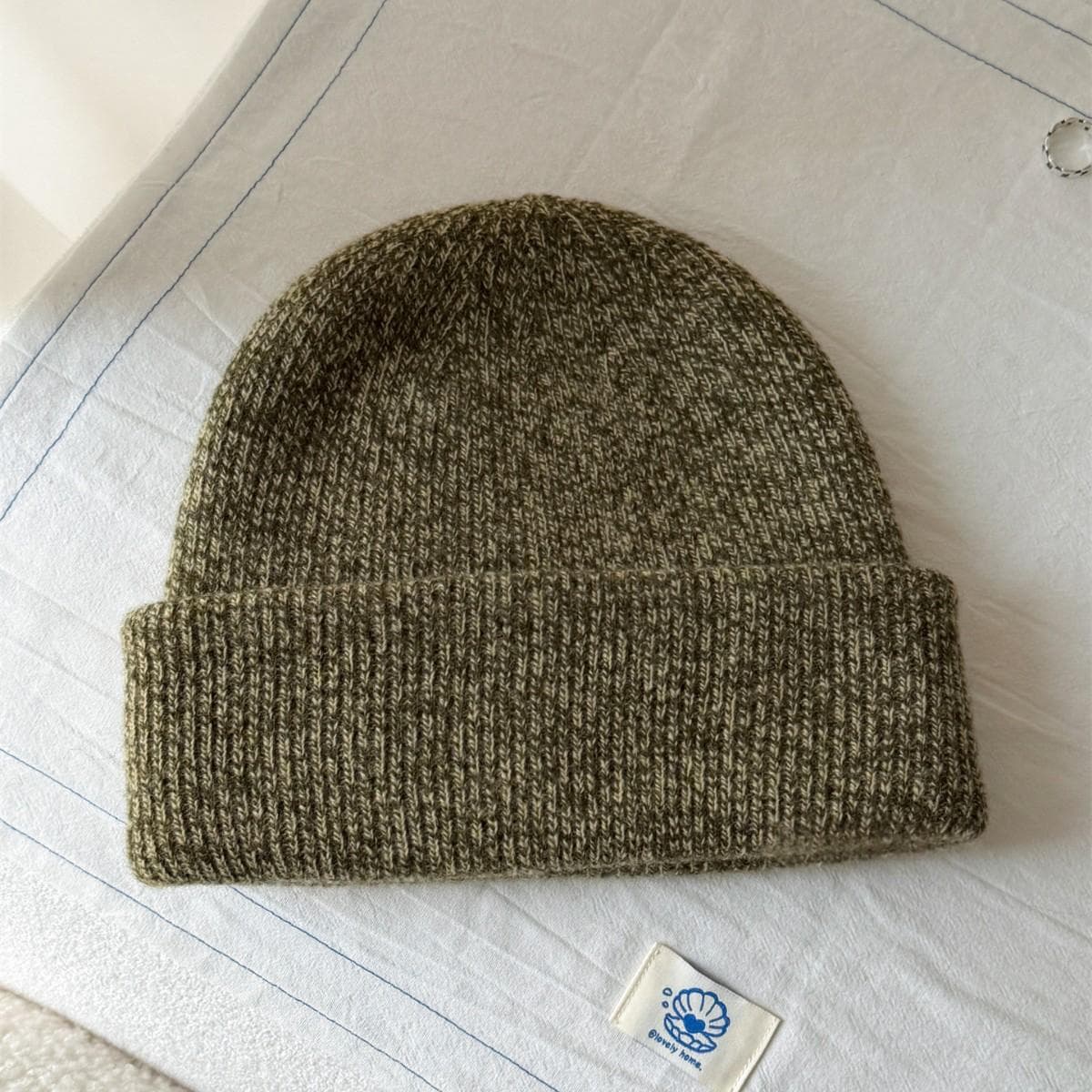 Women's Double Layer Knitted Beanie - Warm Winter Soft Stretchy Hat for Cold Weather Outdoor Activities